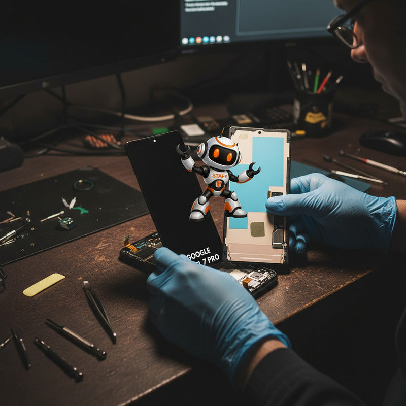 Pantalla Compatible Google Pixel 7 Pro  Alta Calidad Premium Negro