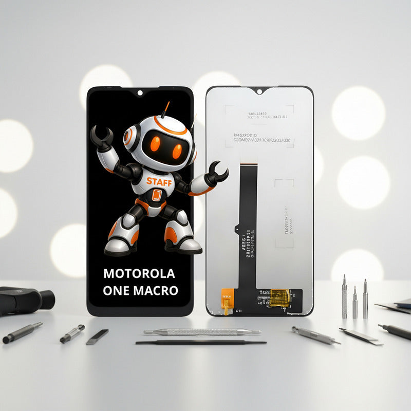 Pantalla Compatible Motorola One Macro Alta Calidad Premium Negro