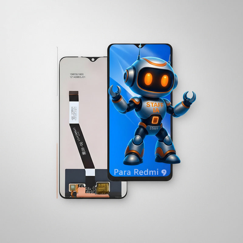 Pantalla  Compatible Xiaomi Redmi 9 Alta Calidad Premium Negro