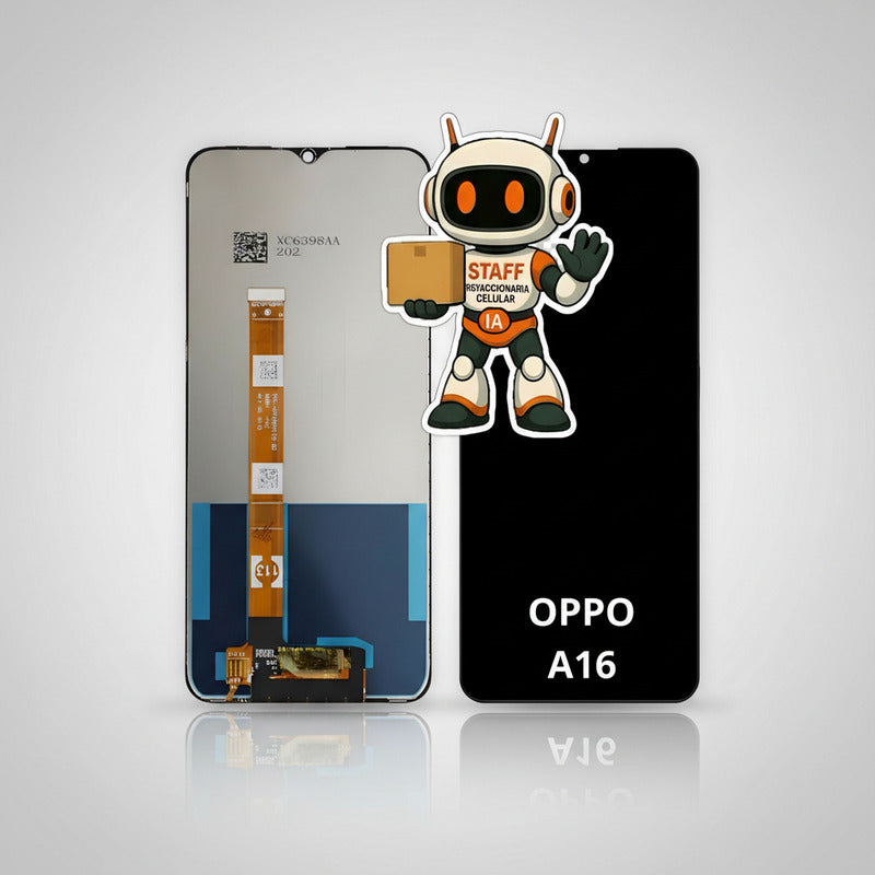 Pantalla Compatible Oppo A16 /a16s  Alta Calidad Premium Negro