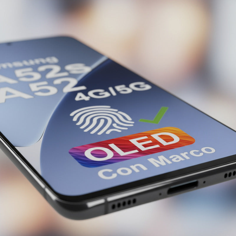 Pantalla Display Oled Para Samsung A52 4g 5g A52s Marco Negro