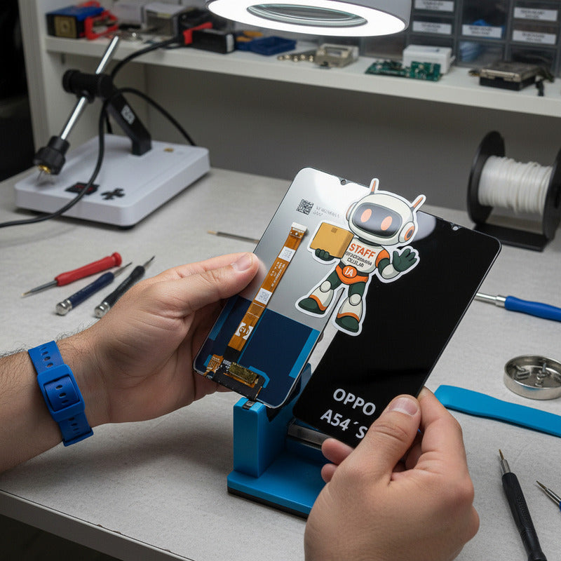 Pantalla Compatible Oppo A54s  Alta Calidad Premium Negro