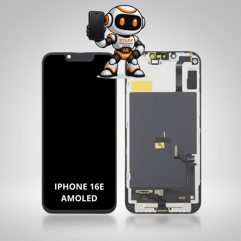 Pantalla iPhone 16e Amoled Alta Calidad Premium Negro