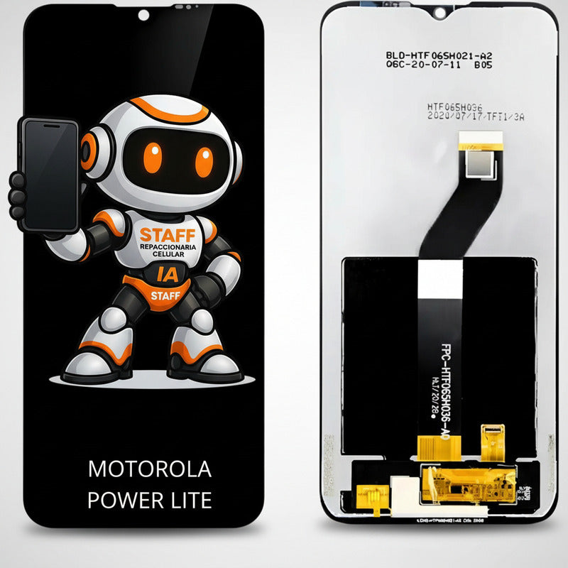 Pantalla Motorola G8 Power Lite Alta Calidad Premium Negro