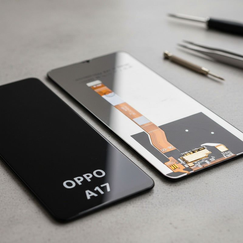 Pantalla Compatible Oppo A17 / A17k  Alta Calidad Premium Negro