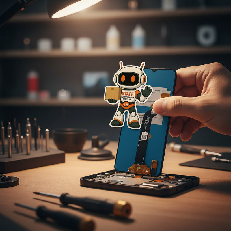 Pantalla Compatible Tecno Pop 7 Alta Calidad Premium Negro