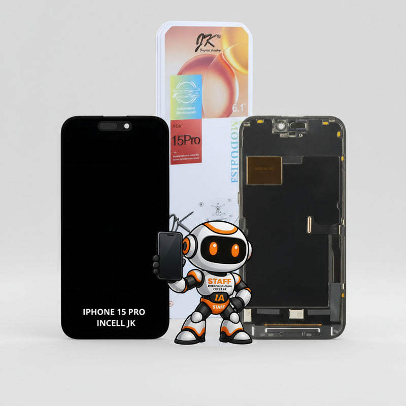 Pantalla iPhone 15 Pro Incell Jk Alta Calidad Premium Negro