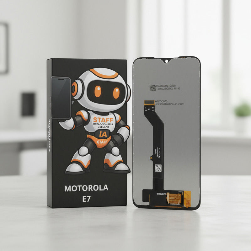 Pantalla Compatible Motorola E7 Alta Calidad Premium Negro