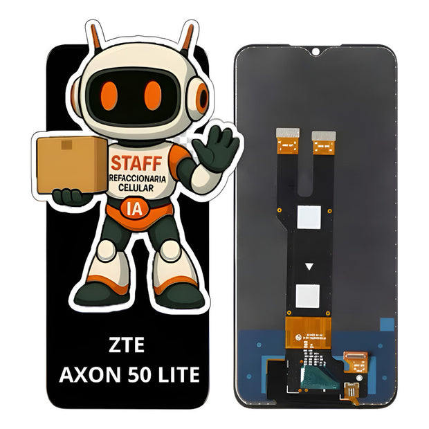 Pantalla Compatible Zte Axon 50 Lite Alta Calidad Premium Negro