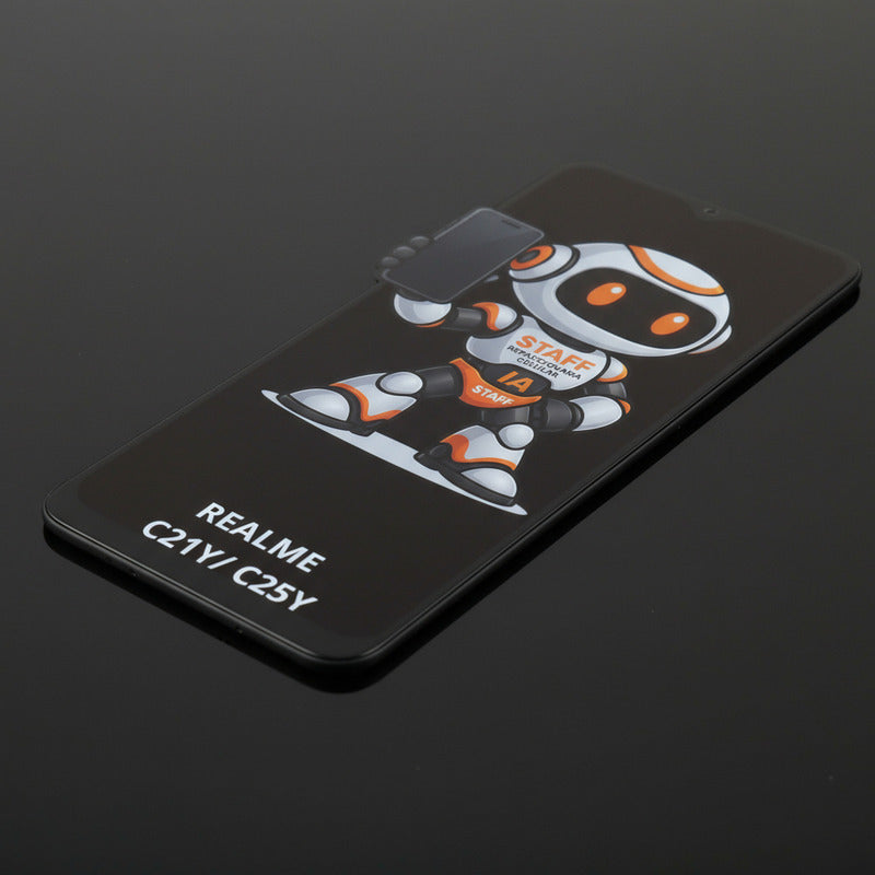 Pantalla Compatible Realme C21y C25y Rmx3261 Calidad Premium Negro