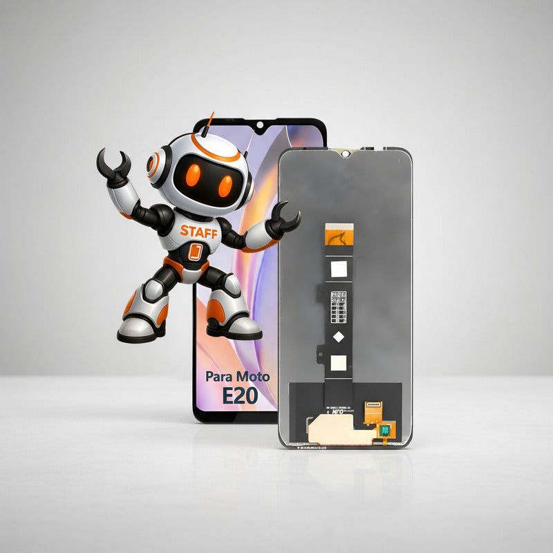 Pantalla Compatible Motorola E20  Alta Calidad Premium Negro