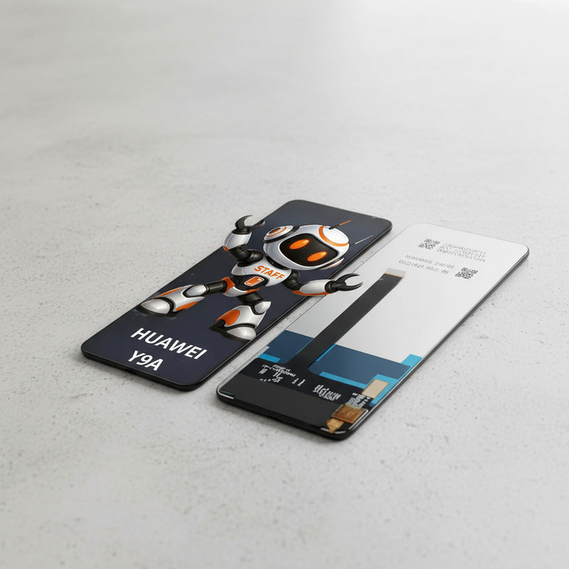 Pantalla Compatible Huawei Y9a /x10/  Alta Calidad Premium Negro