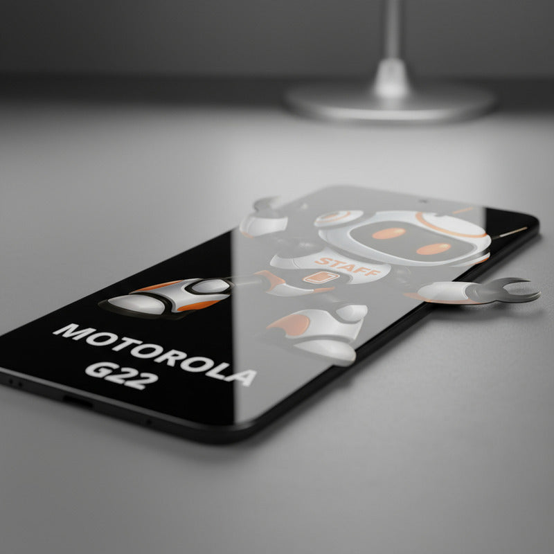 Pantalla Compatible Motorola G22  Alta Calidad Premium Negro