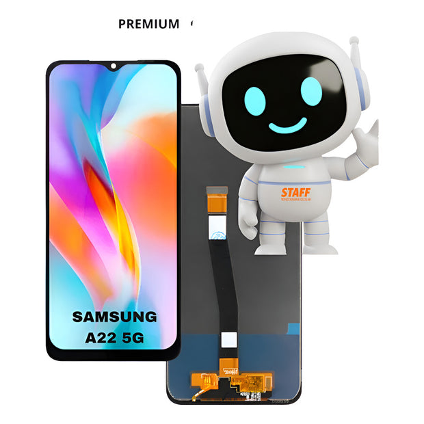 Pantalla Samsung  A22 5g   Calidad Premium Negro
