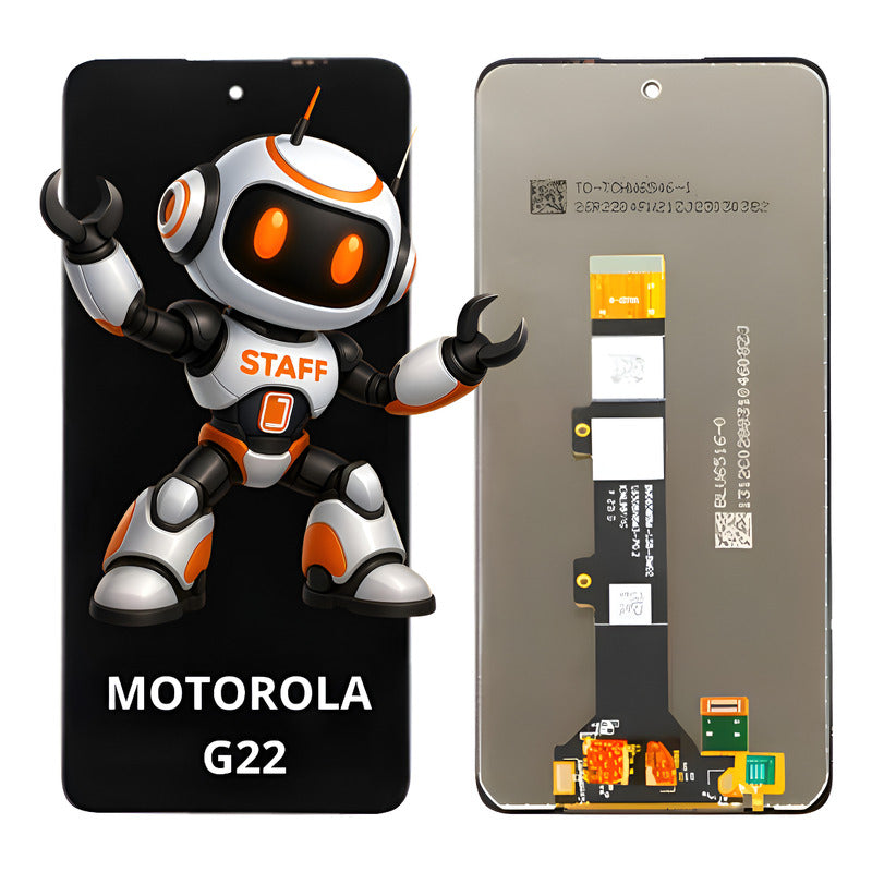 Pantalla Compatible Motorola G22  Alta Calidad Premium Negro