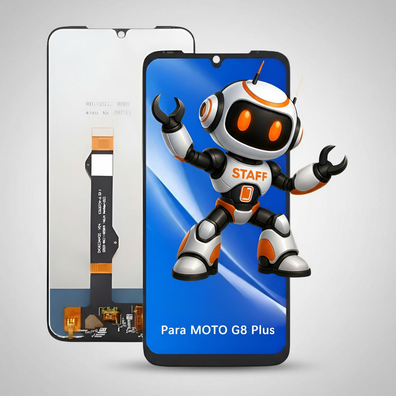 Pantalla Compatible Motorola G8 Plus Alta Calidad Premium Negro