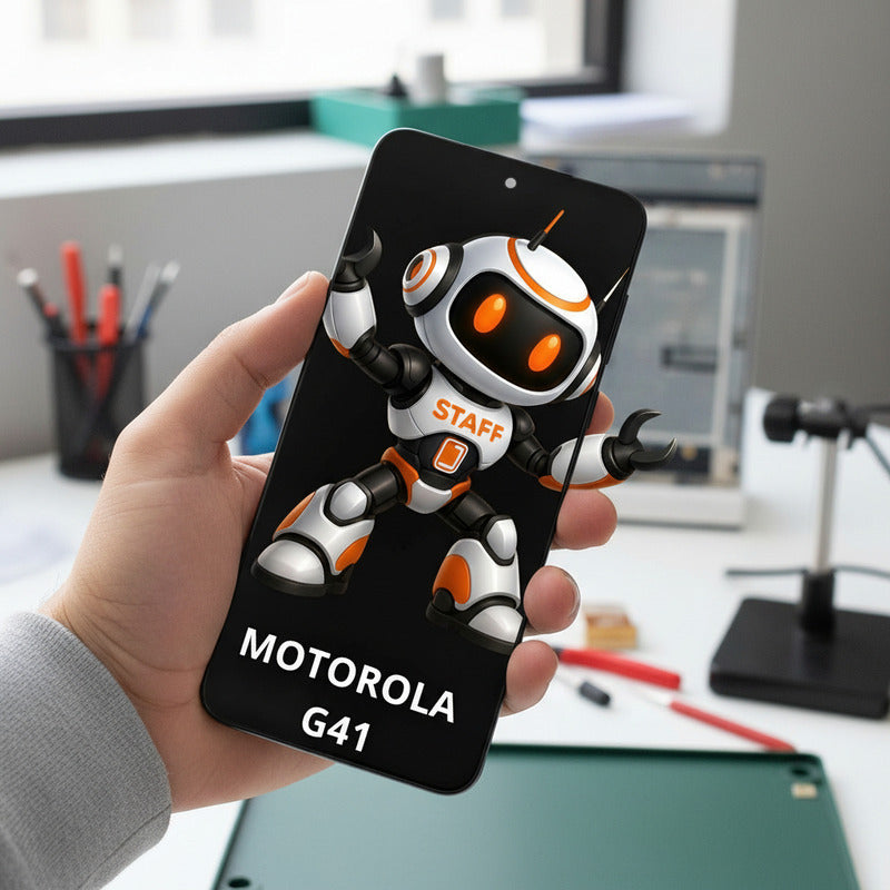 Pantalla Compatible Motorola G41 Oled  Alta Calidad Premium Negro