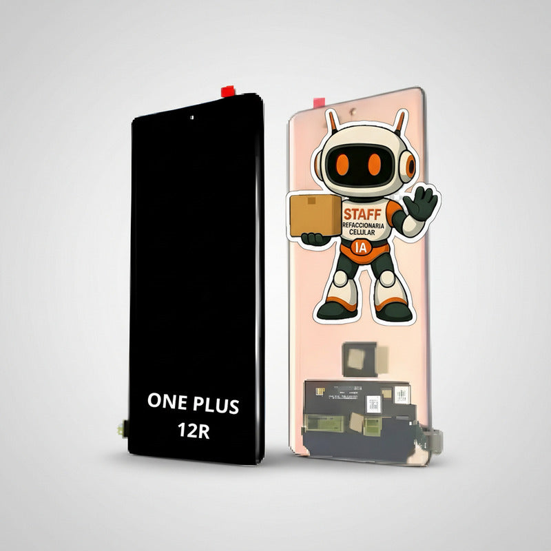 Pantalla  One Plus 12r Oled Alta Calidad Premium Negro