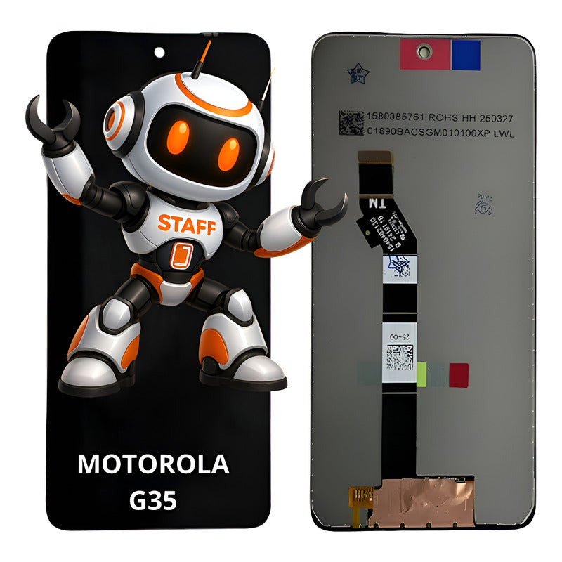 Pantalla Compatible Motorola G35 Alta Calidad Premium Negro