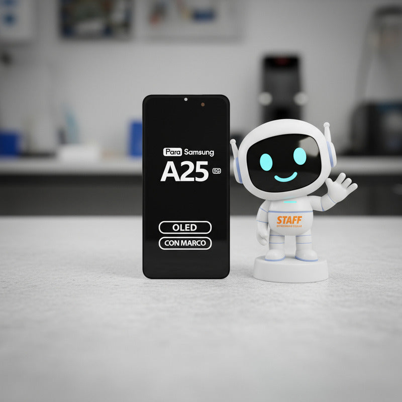 Pantalla Display Para Samsung A25 5g A256 Oled Marco Premium Negro