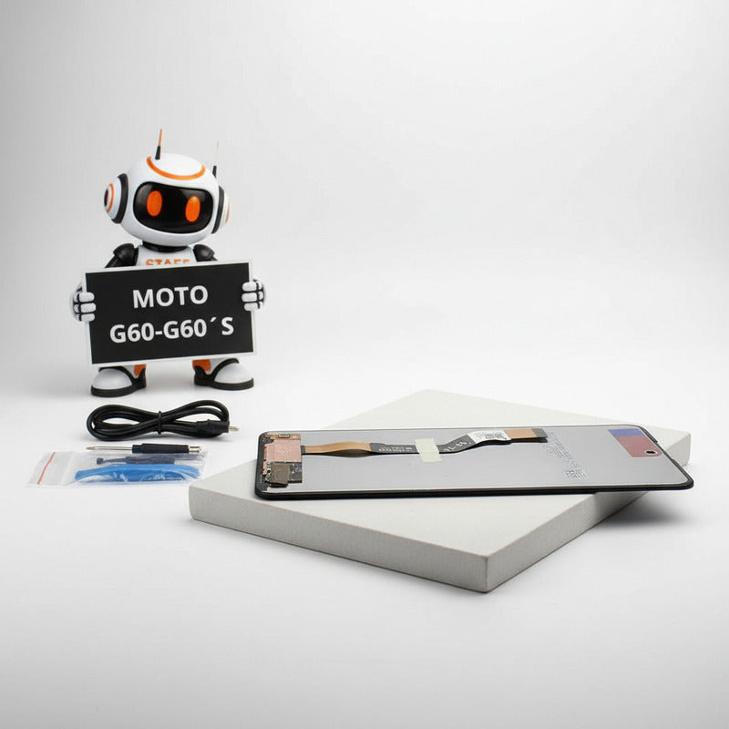 Pantalla Compatible Motorola G60 G60s Alta Calidad Premium Negro