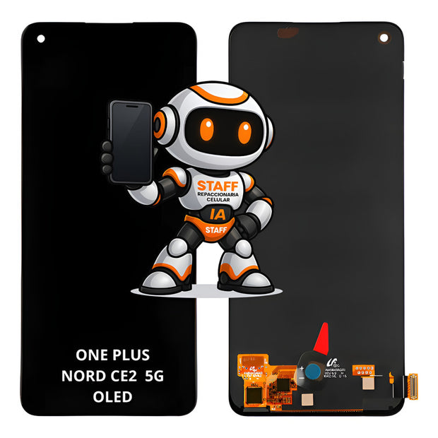 Pantalla One Plus Nord Ce2 5g Oled  Calidad Premium Negro
