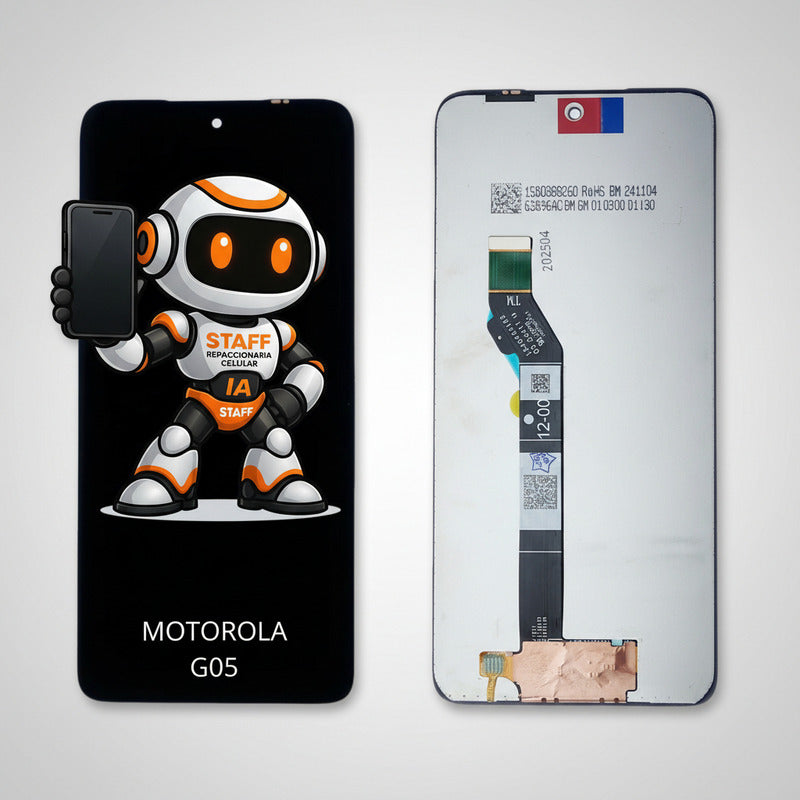 Pantalla Motorola G05 Xt2523 Alta Calidad Premium Negro