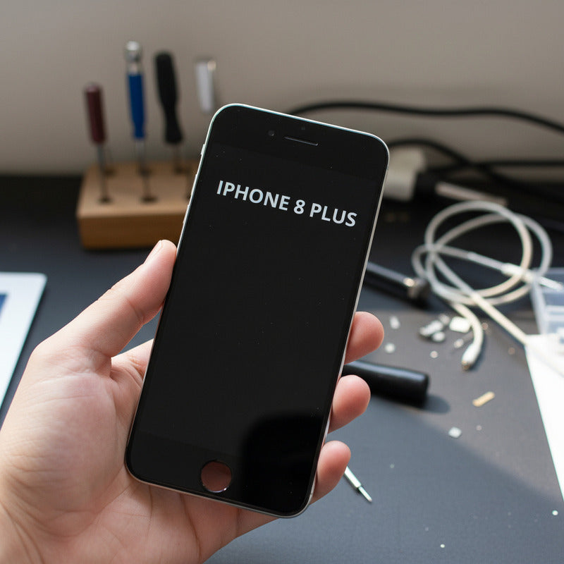 Pantalla iPhone 8 Plus Calidad Aaa Negra Premium Negro