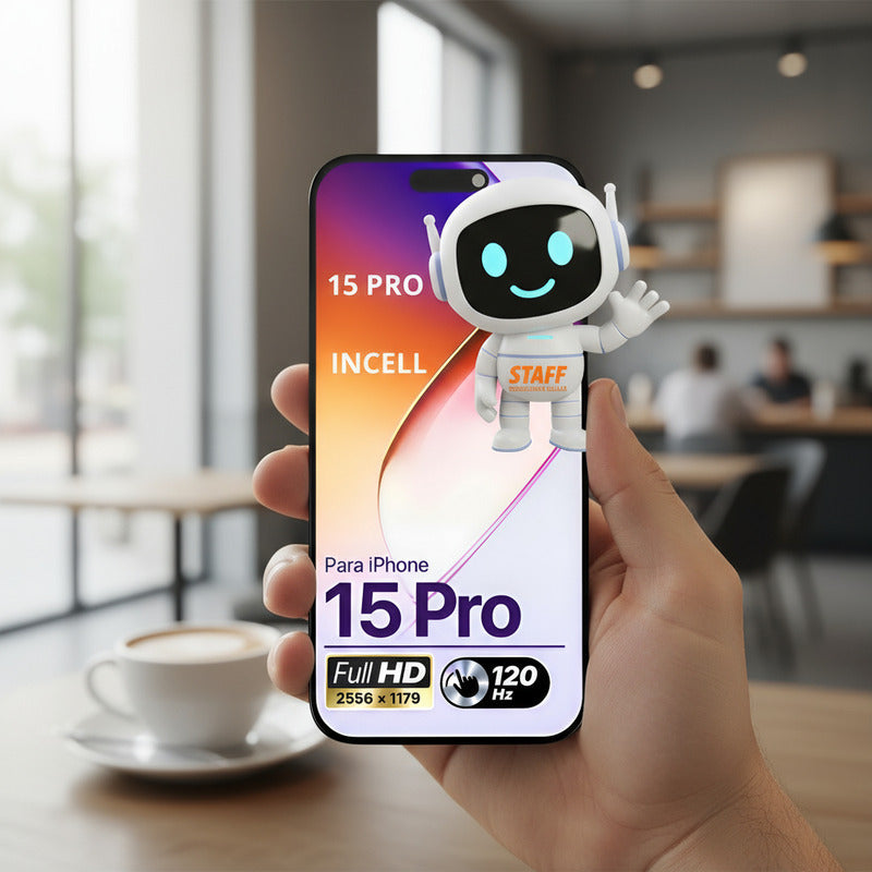 Pantalla Para iPhone 15 Pro Calidad Incell Fhd Premium Negro