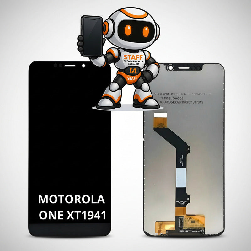 Pantalla Motorola One Xt1941 Alta Calidad Premium Negro