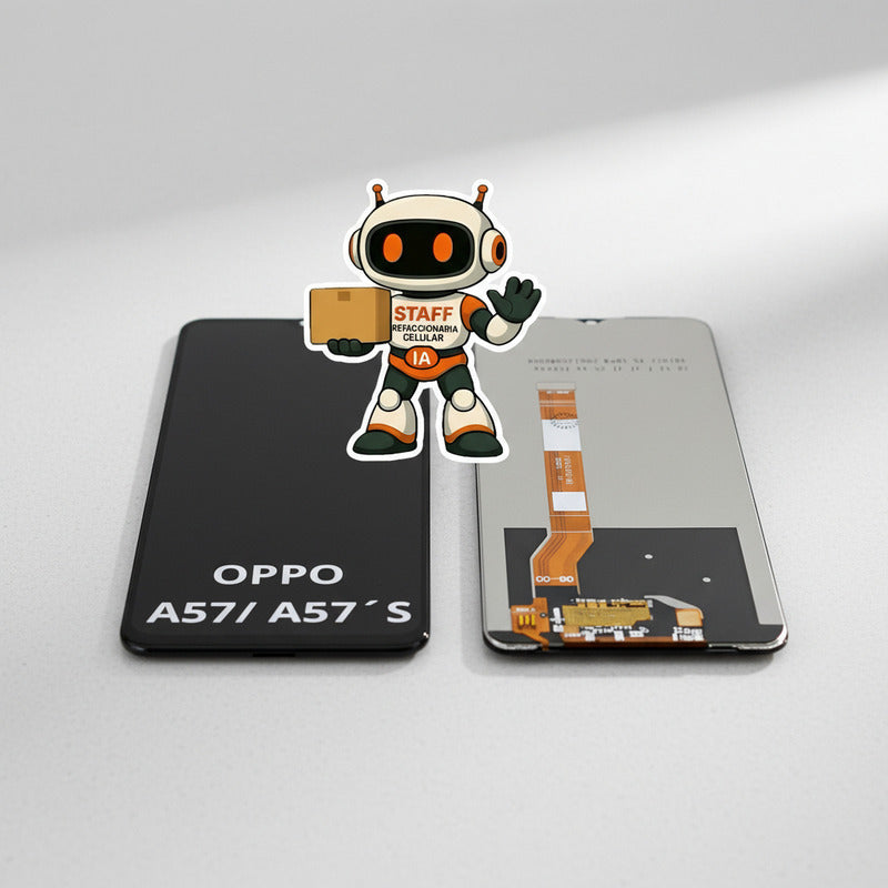 Pantalla Compatible Oppo A57 / A57s  Alta Calidad Premium Negro