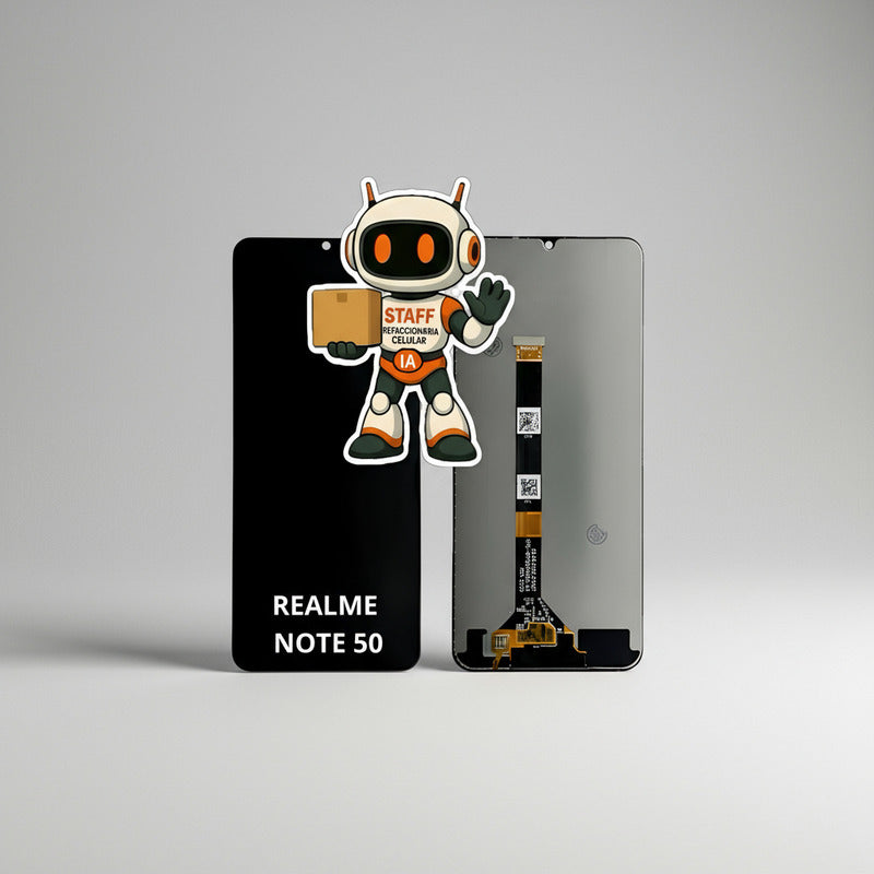 Pantalla Compatible Realme Note 50 Alta Calidad Premium Negro