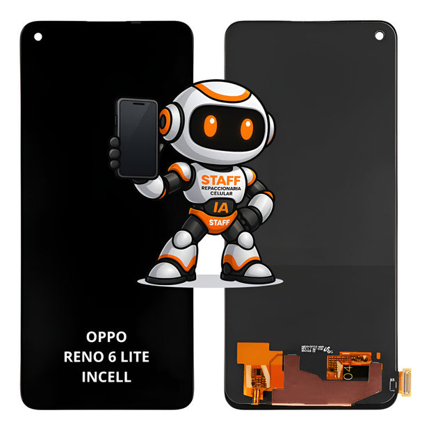 Pantalla Compatible Oppo Reno 6 Lite Incell  Calidad Premium Negro