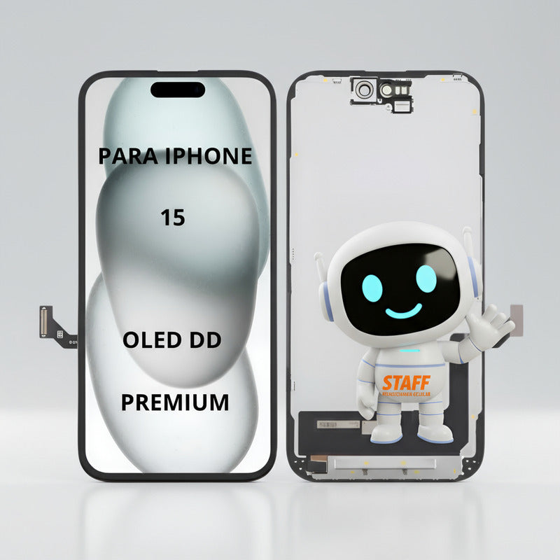 Pantalla Premium Para iPhone 15 Calidad Oled Dd Negro