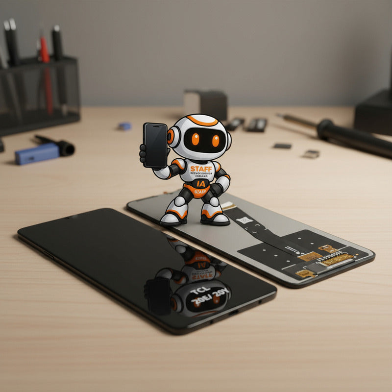 Pantalla Compatible Tcl 20e Tcl 20y Calidad Premium Negro