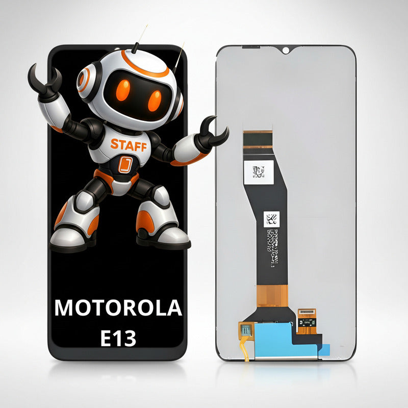 Pantalla Compatible Motorola E13  Alta Calidad Premium Negro