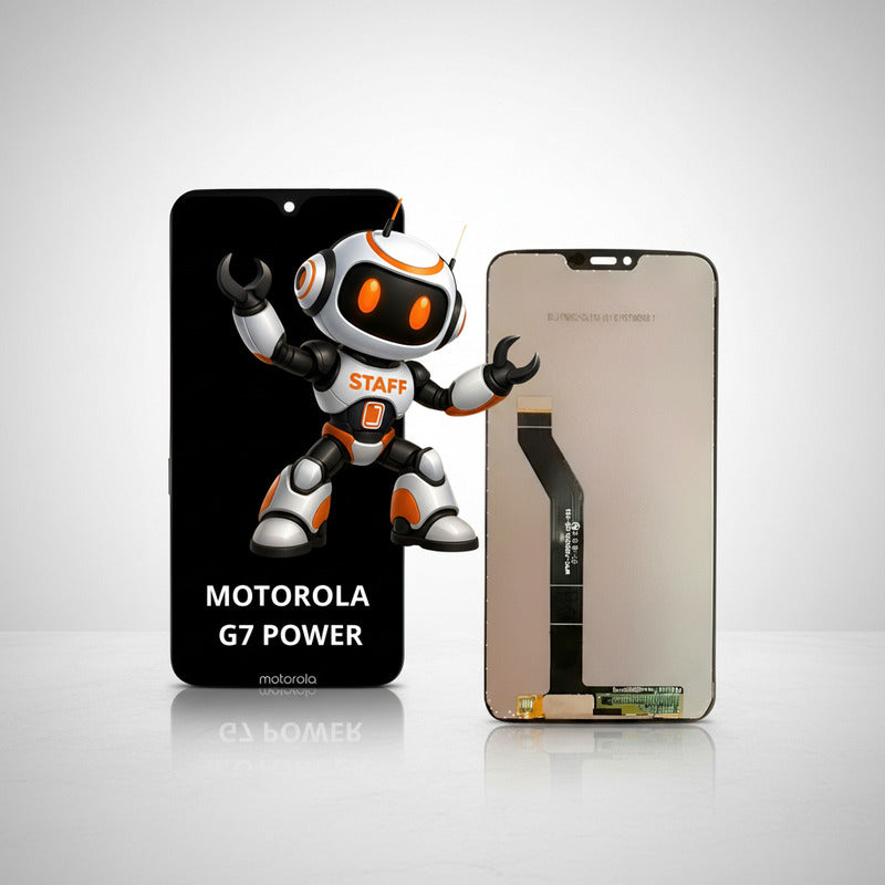 Pantalla Compatible Motorola G7 Power Alta Calidad Premium Negro