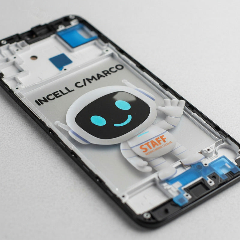 Pantalla Display Para Samsung A15 4g 5g A155  Incell Marco Negro