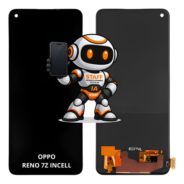 Pantalla Compatible Oppo Reno 7z Ncell Calidad Premium Negro