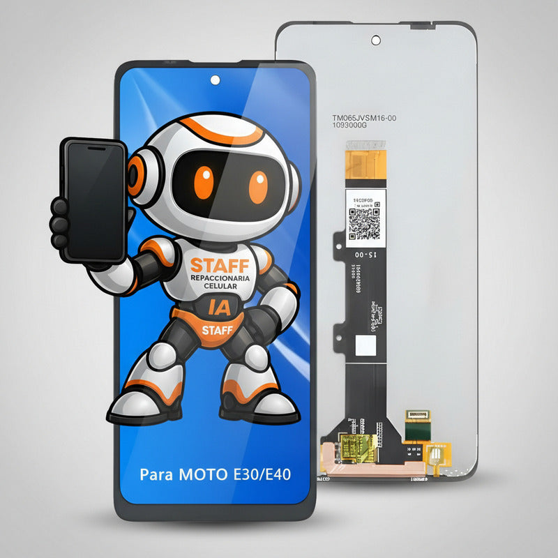 Pantalla Compatible Motorola E40 Alta Calidad Premium Negro