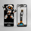 Pantalla Compatible Motorola E13 Alta Calidad Premium Negro