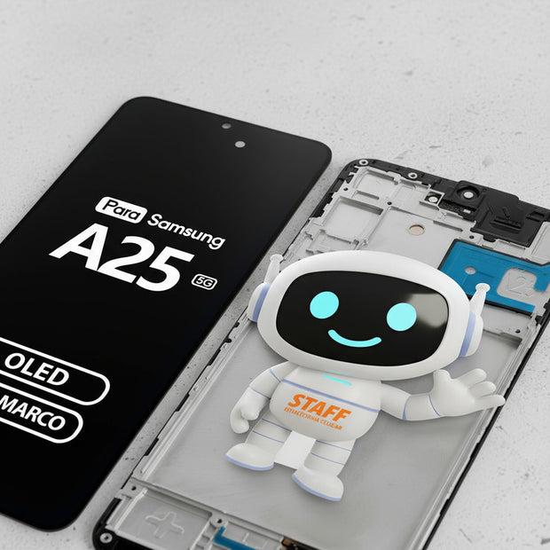 Pantalla Display Para Samsung A25 5g A256 Oled Marco Premium Negro