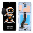 Pantalla Samsung S20 Plus G985f C Marco Alta Calidad Premium Azul Claro