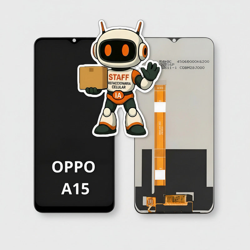 Pantalla Compatible Oppo A15 Alta Calidad Premium Negro
