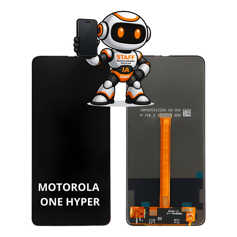 Pantalla Motorola One Hyper Xt2027 Alta Calidad Premium Negro