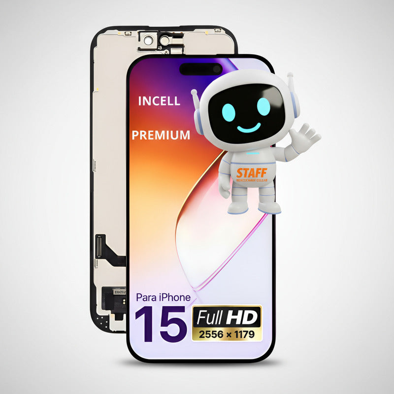 Pantalla Para iPhone 15 Calidad Incell Fhd Premium Negro