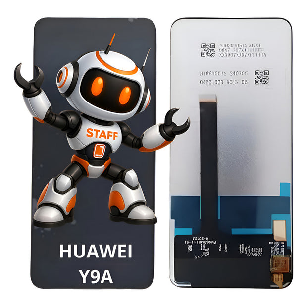 Pantalla Compatible Huawei Y9a /x10/  Alta Calidad Premium Negro