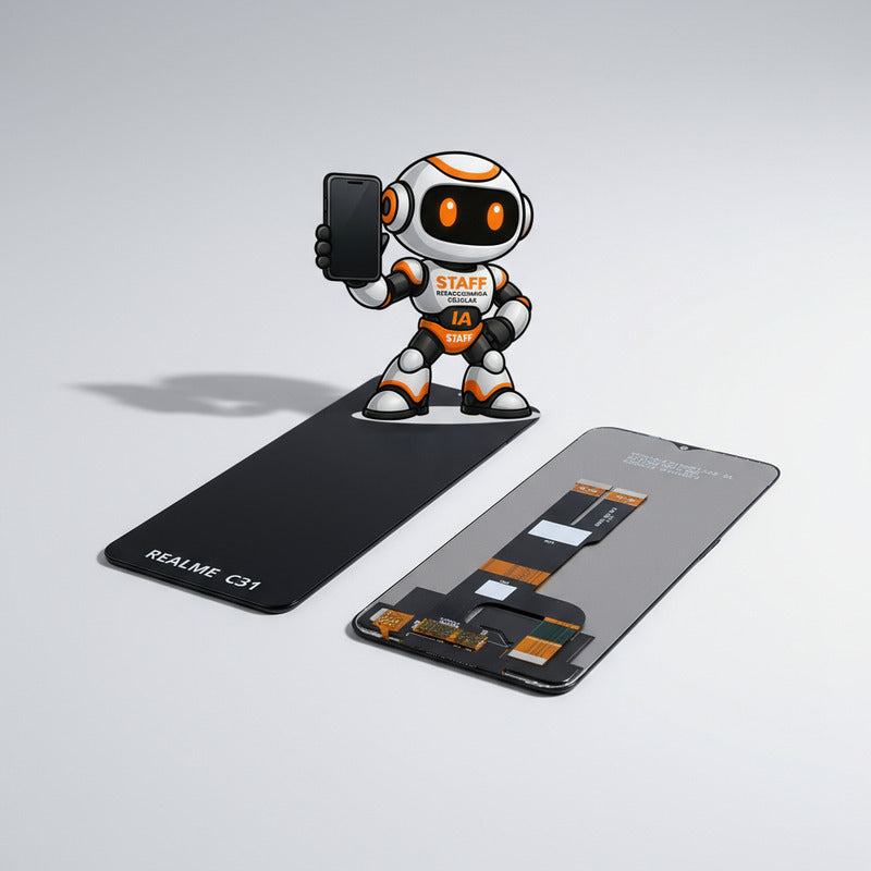 Pantalla Compatible Realme C31 Rmx3501 Calidad Premium Negro