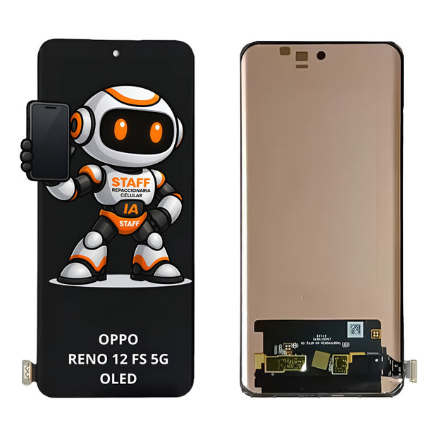 Pantalla Oppo Reno 12 Fs 5g Oled Alta Calidad Premium Negro