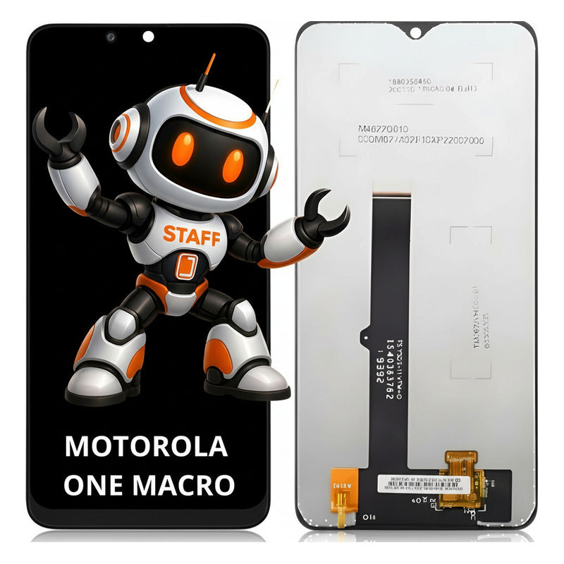 Pantalla Compatible Motorola One Macro Alta Calidad Premium Negro